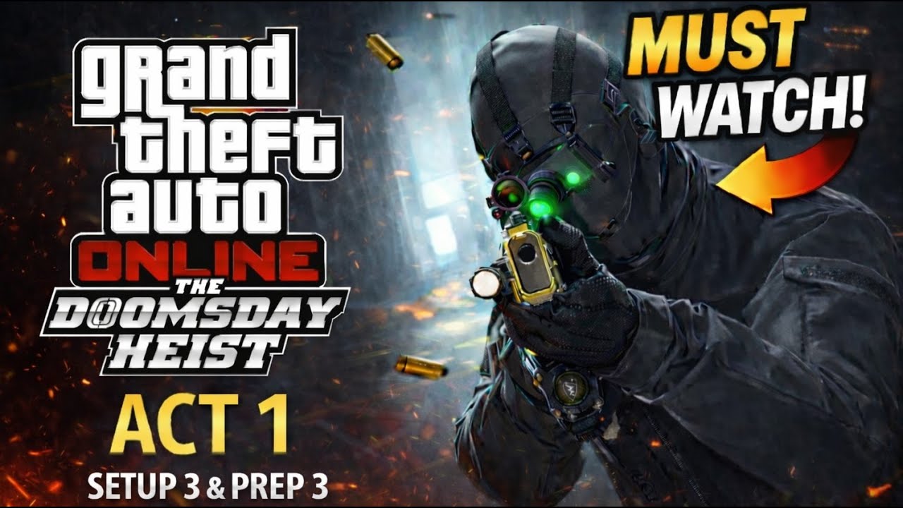 We Almost Failed! 😱 Doomsday Heist Act 1 – Setup 3 & Prep 3