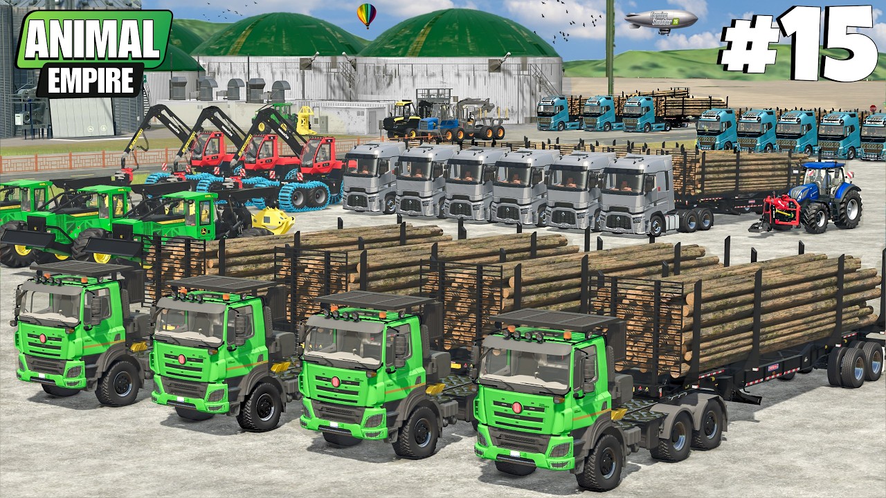 The ULTIMATE 1-Year FORSTRY CHALLENGE in FS25 | ANIMAL EMPIRE | Farming Simulator 25