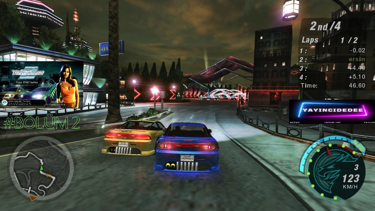 YASA DIŞI MODLANMIŞ 240 NEED FORSPEED UNDERGROUND2 BÖLÜM2