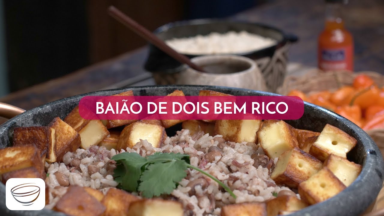 Baião de dois bem rico | Receitas em 1 min | Na Cozinha da Helô