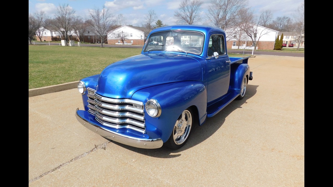 1951 Chevrolet 3105 window pick up truck