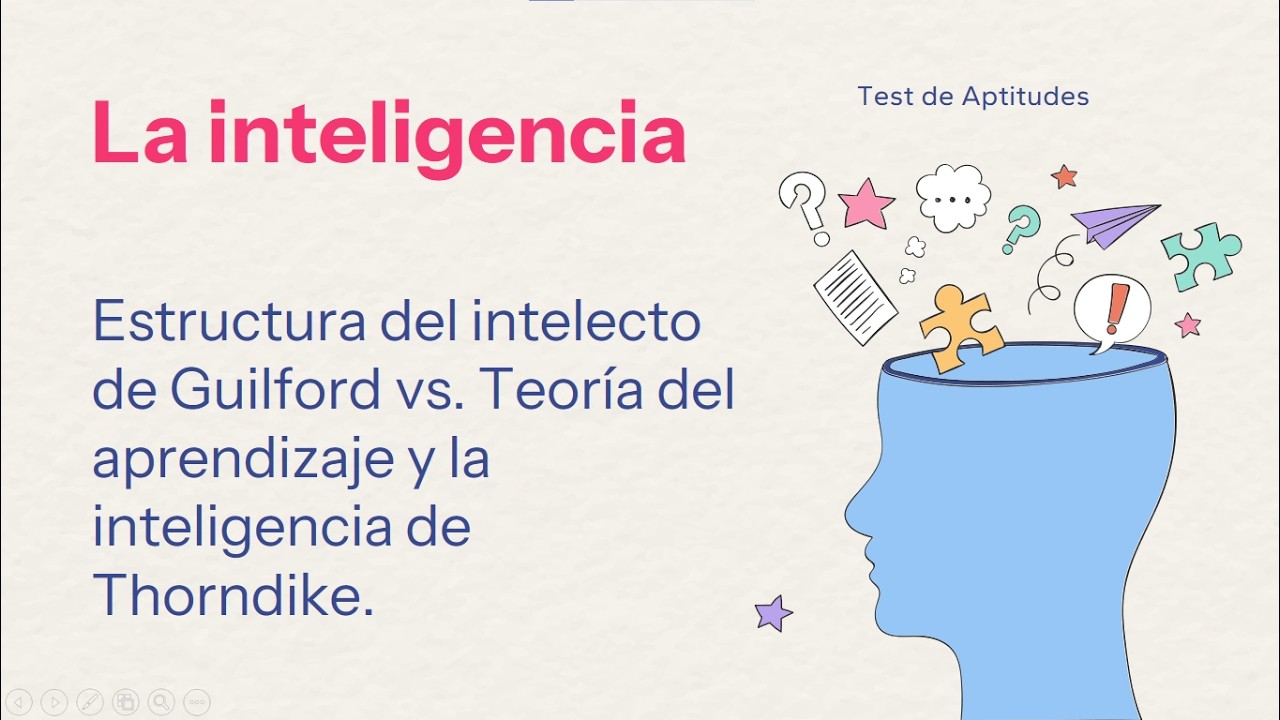 Estructura del intelecto de Guilford vs. Teoria del aprendizaje y la inteligencia de Thorndike