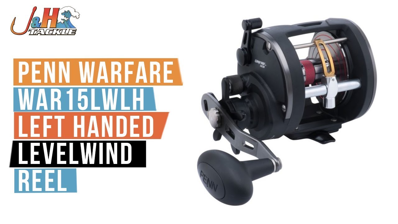 Penn Warfare WAR15LWLH Left Handed Levelwind Reel | J&H Tackle
