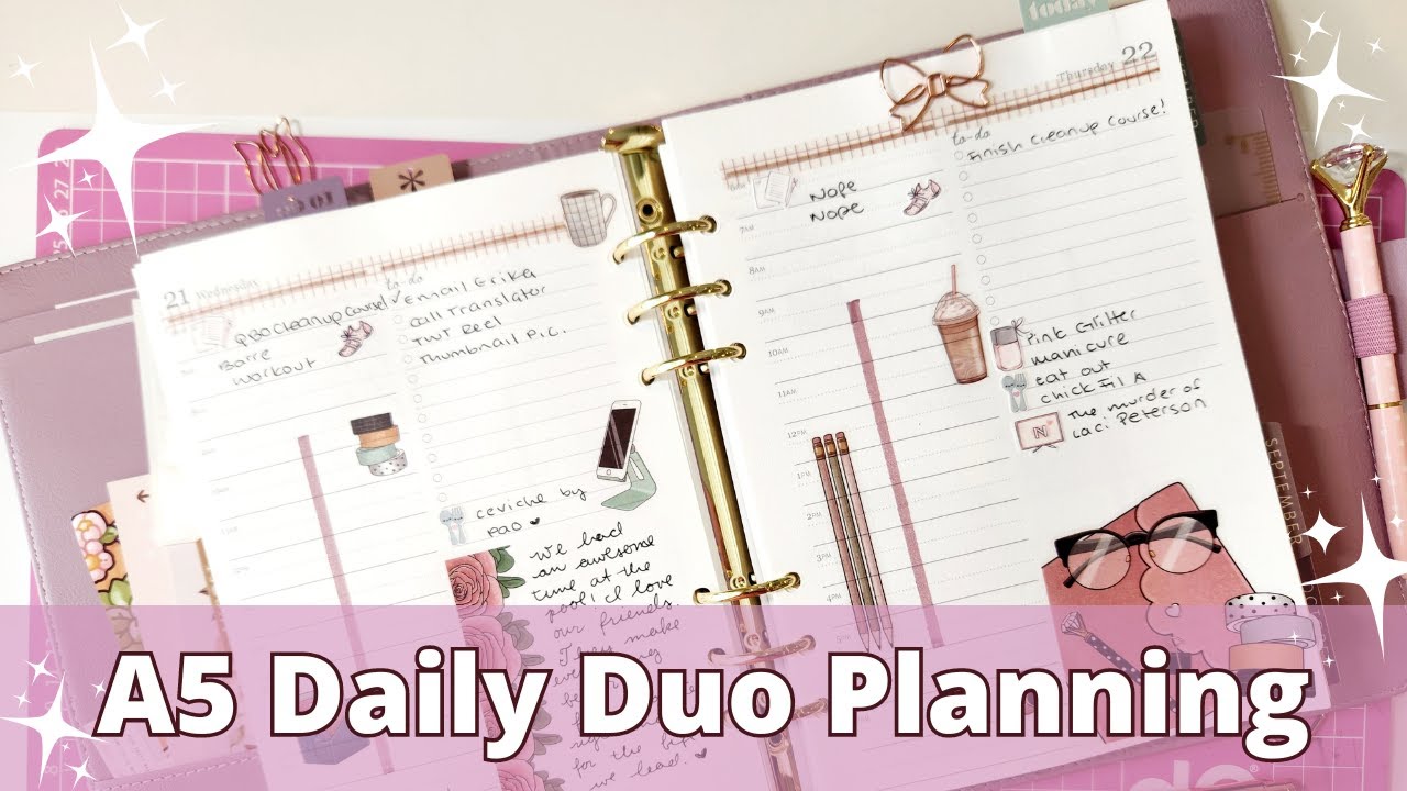 Erin Condren A5 Daily Duo | Plan With Me Feat. Kell of a Plan