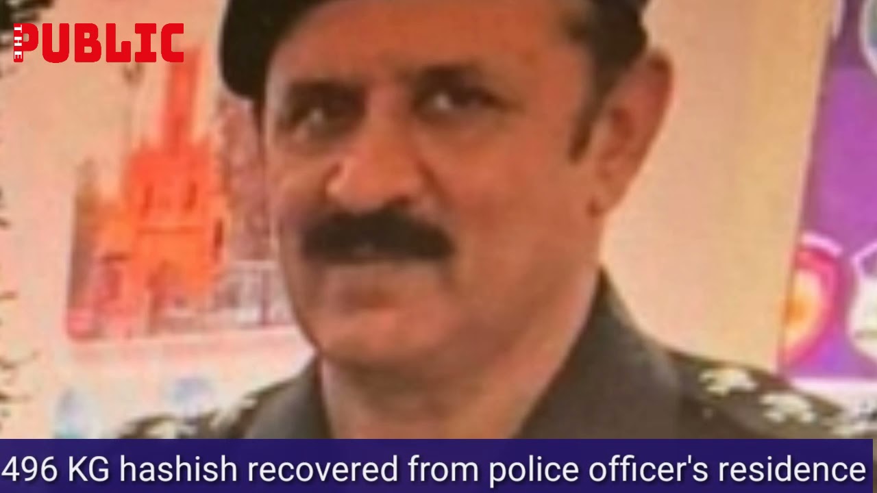 496 Kg Hashish recovered from police officer's residence in Mirpur Khas