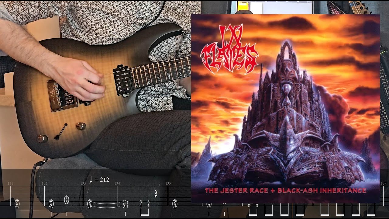 IN FLAMES - Graveland (Guitar Cover with On Screen Tabs)
