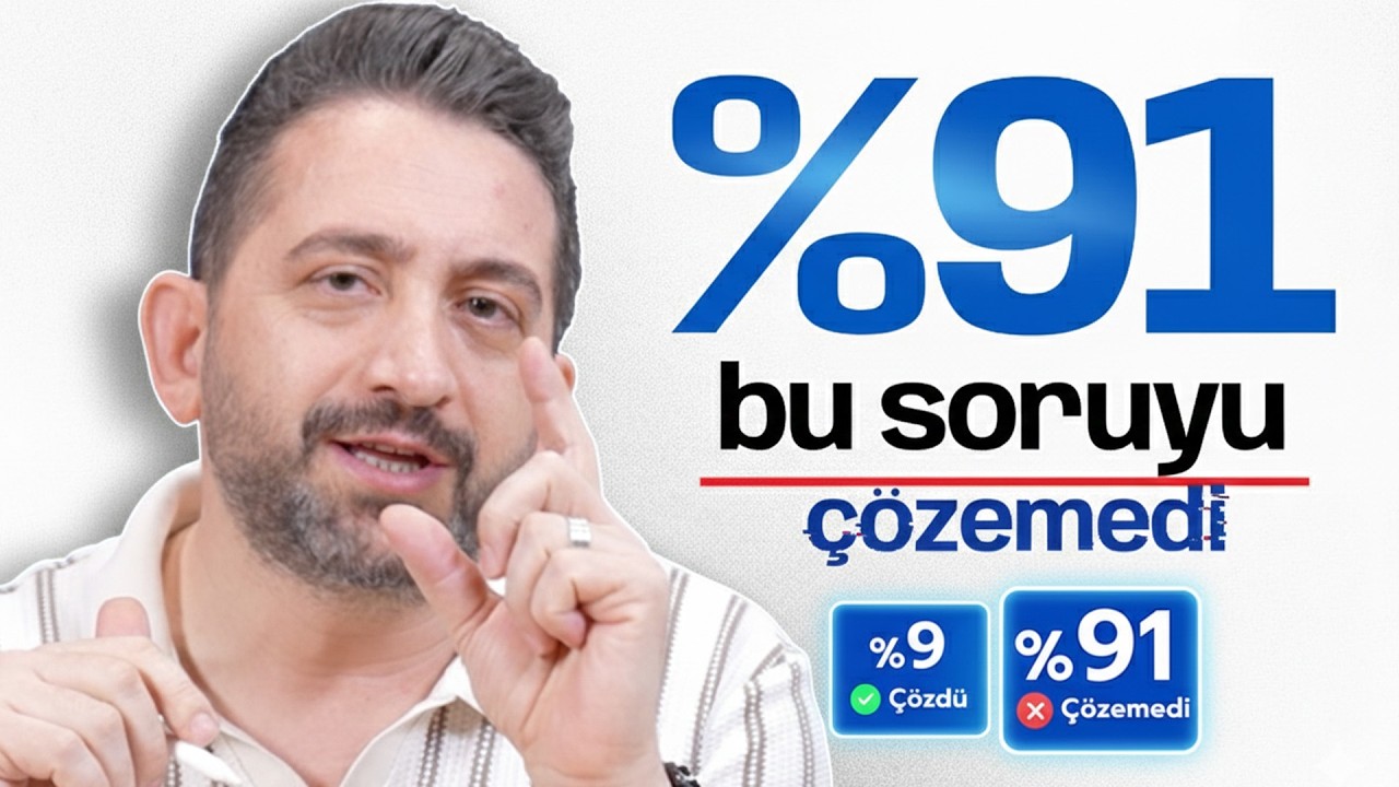VIP FIZIK AZ ÇÖZÜLEN HAREKET SORUSUNU ANLATIYOR | YAYGIN HATALAR 1