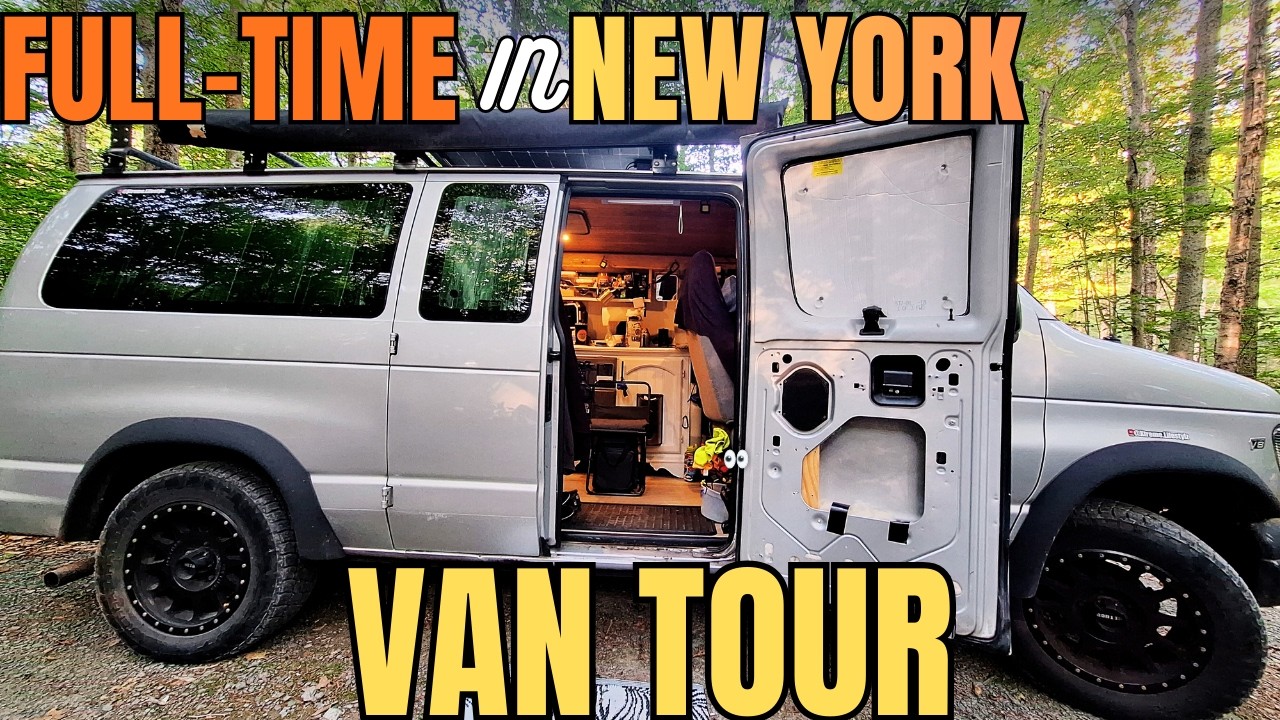 VAN TOUR - PERFECT full-time vanlife WINTER in Central New York