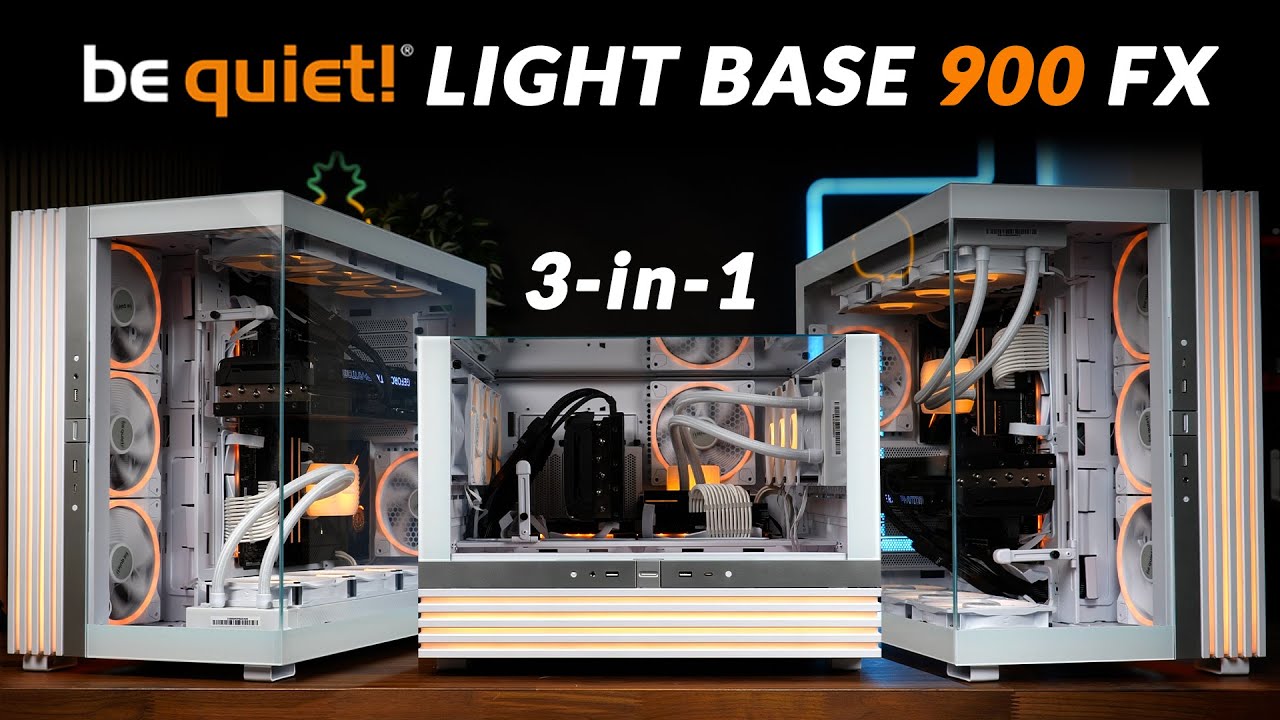 This Case Is Actually 3 Cases - be quiet! Light Base 900 FX