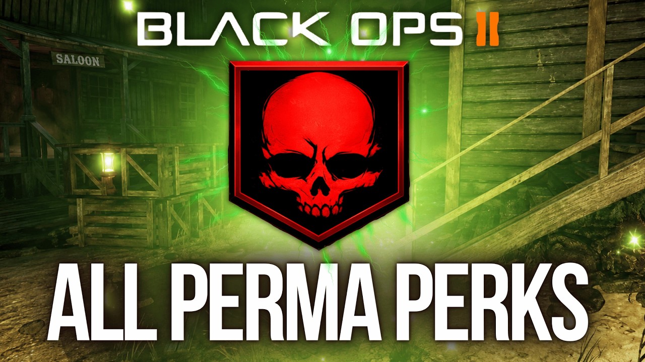 How To Get All Perma Perks On Black Ops 2 Zombies