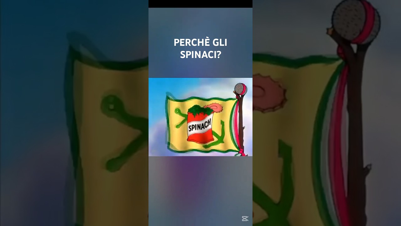 Perch&egrave; #bracciodiferro  mangia gli spinaci per incrementare la sua forza ? #foodhealthy #popeye