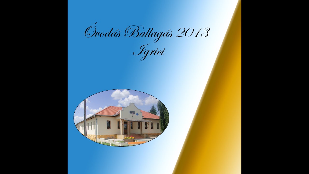Az Igrici Százszorszép óvoda évzáró és ballagási műsora 2013