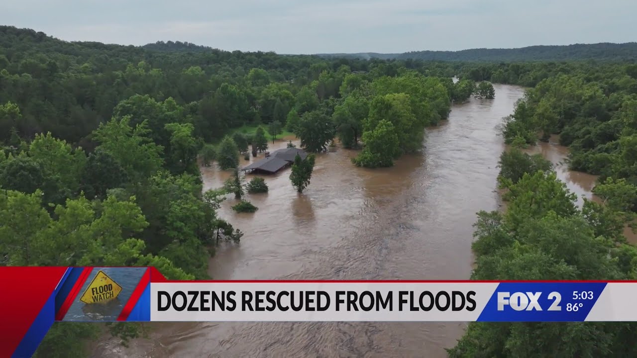 Widespread flash flooding, water rescues underway in southeast Missouri