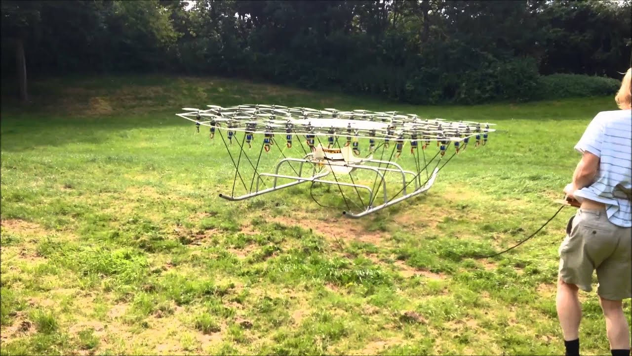 The Swarm Multirotor Flight Testing Man Rated Super Drone