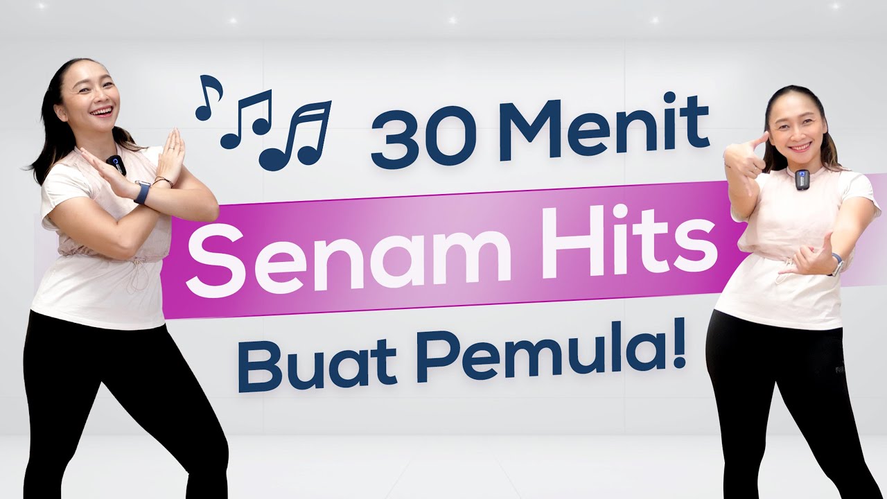 Senam Seru 30 Menit Dirumah! Badan Sehat, Pikiran Fresh!