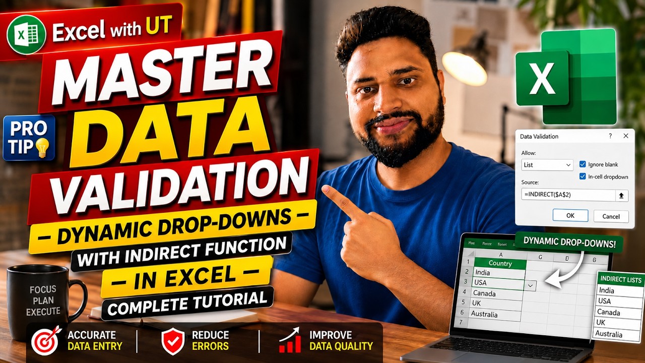 Mastering Data Validation in MS Excel for Accurate Data Entry