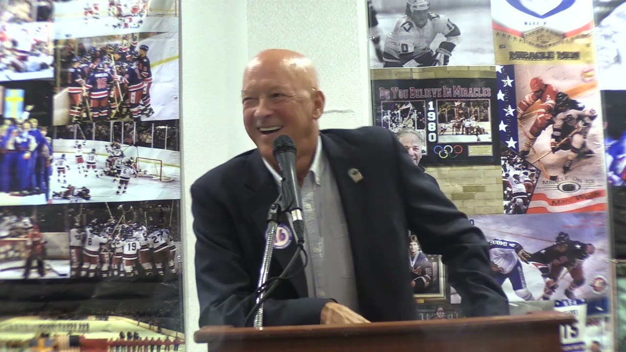 Jack O'Callahan Speech honoring the 1980 Olympic team at the NY State Hockey Hall of Fame