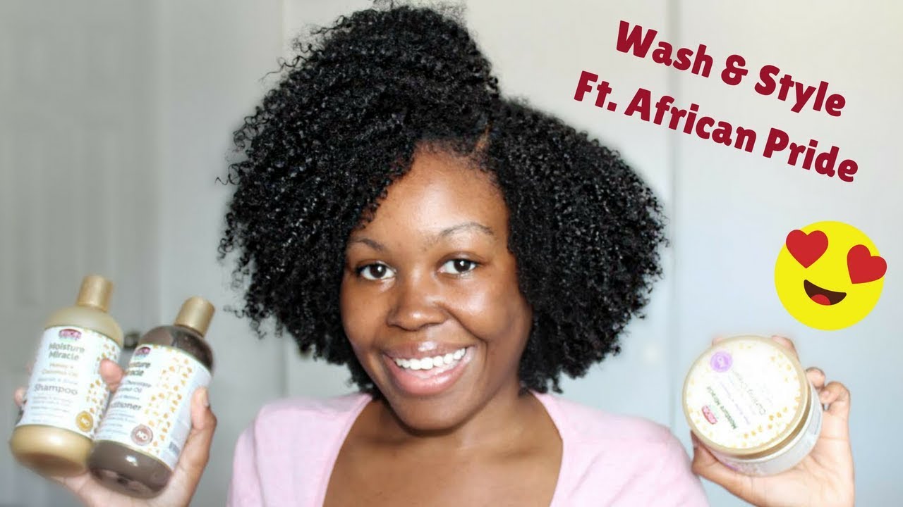 Wash Day with African Pride's NEW Moisture Miracle Collection