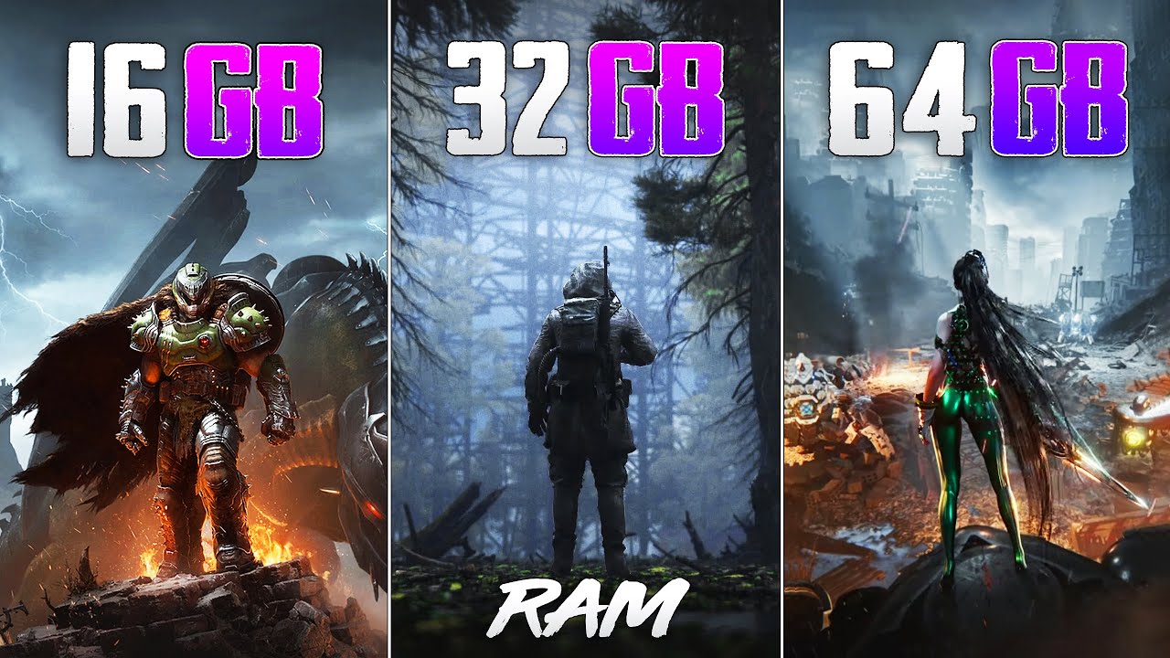 16GB vs 32GB vs 64GB - How Much RAM Do You Need for Gaming in 2026?