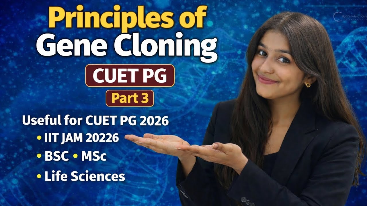 Principle of Gene Cloning | Step-by-Step Explanation | Biotechnology CUETPG/ IIt jam BSC MSC 