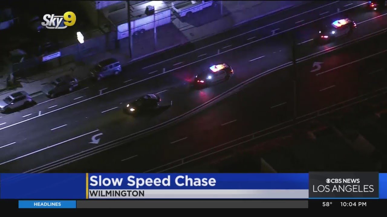 Slow-Speed Pursuit Ends in Arrest