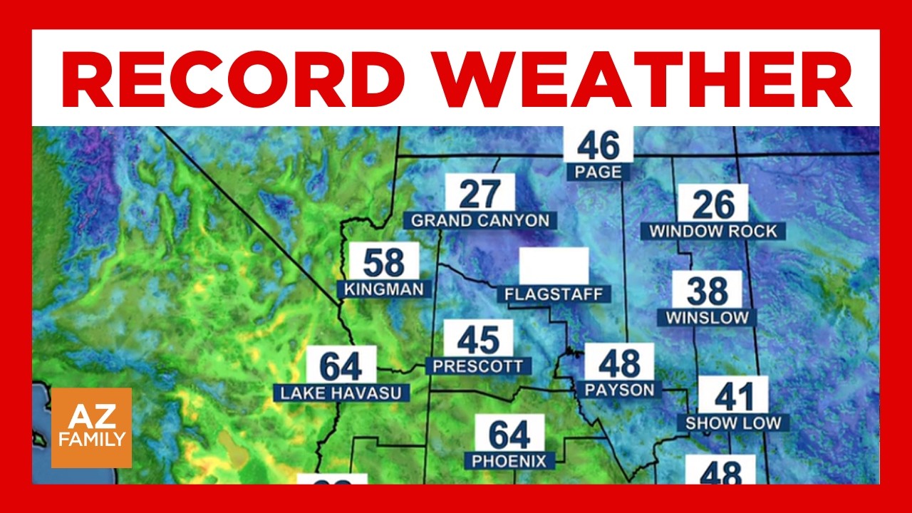 Phoenix warmth to break records today; cooldown on the way