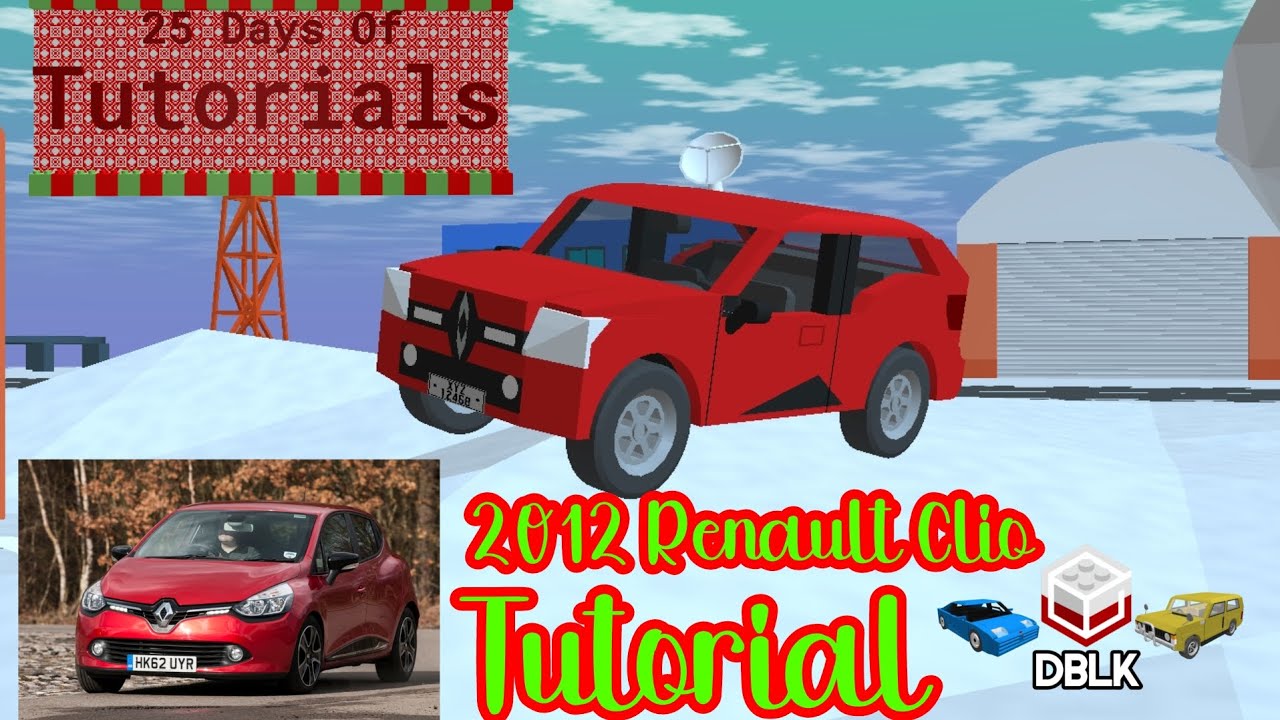 2012 Renault Clio Tutorial | 25 Days Of Tutorials | Day 1 | Draw Bricks