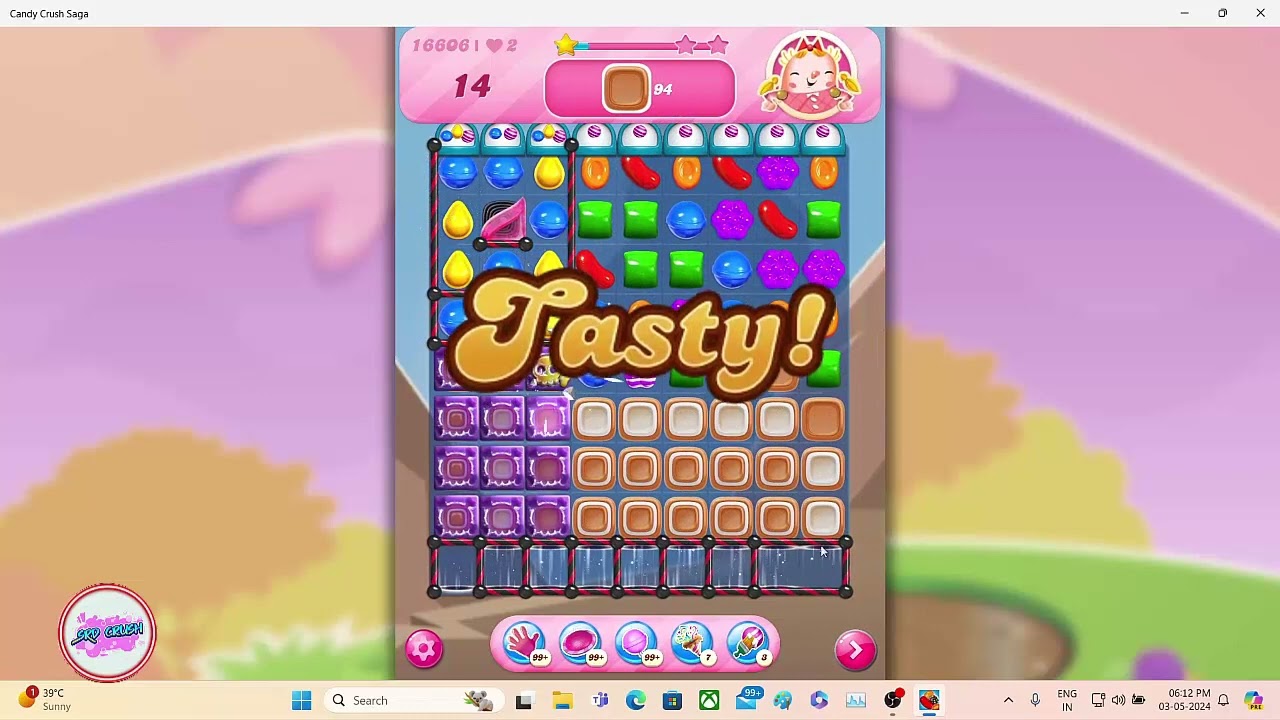 Candy Crush Saga Level 16606