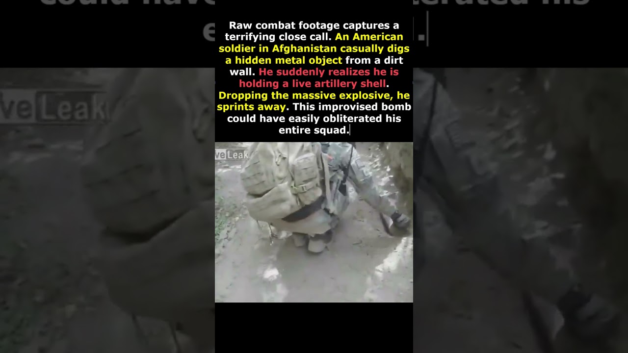Как американский солдат случайно выкопал боевую бомбу 😱 #сша