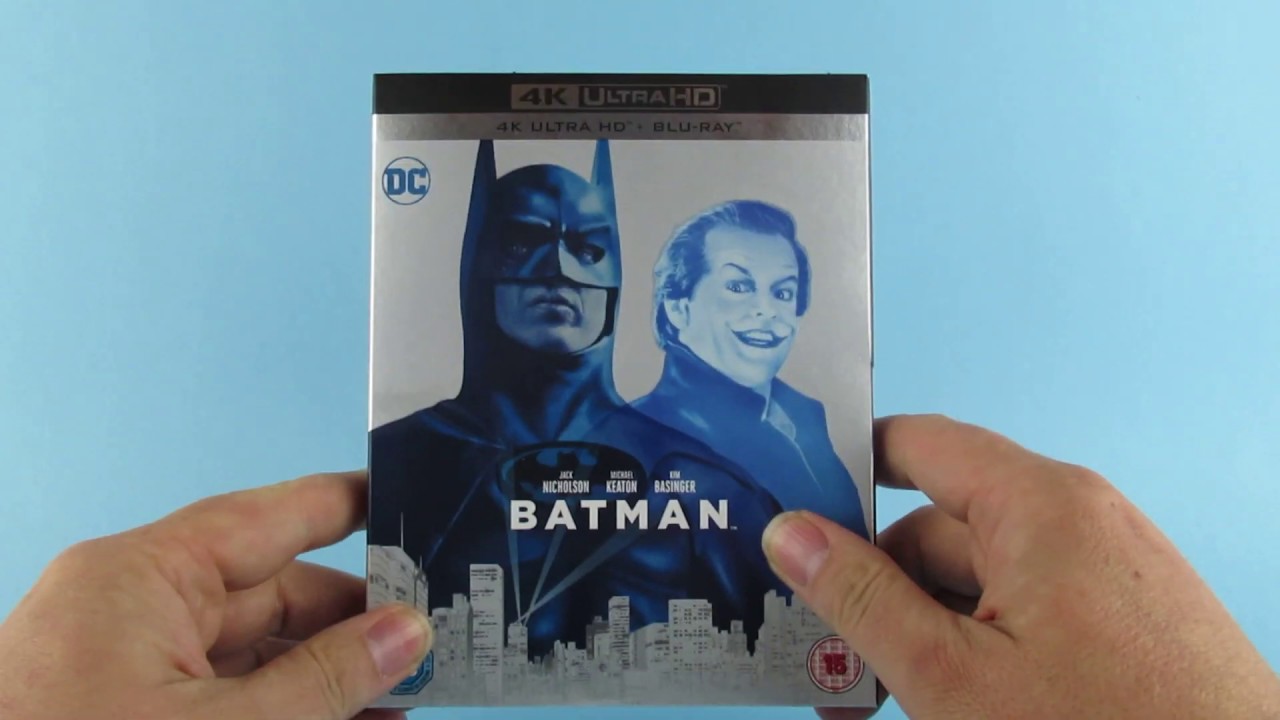 Batman 89 4K ULTRA HD Blu ray unboxing /review