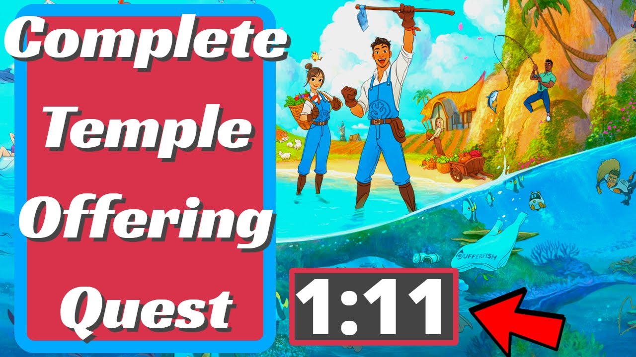 How to Complete Temple Offering Quest in Coral Island