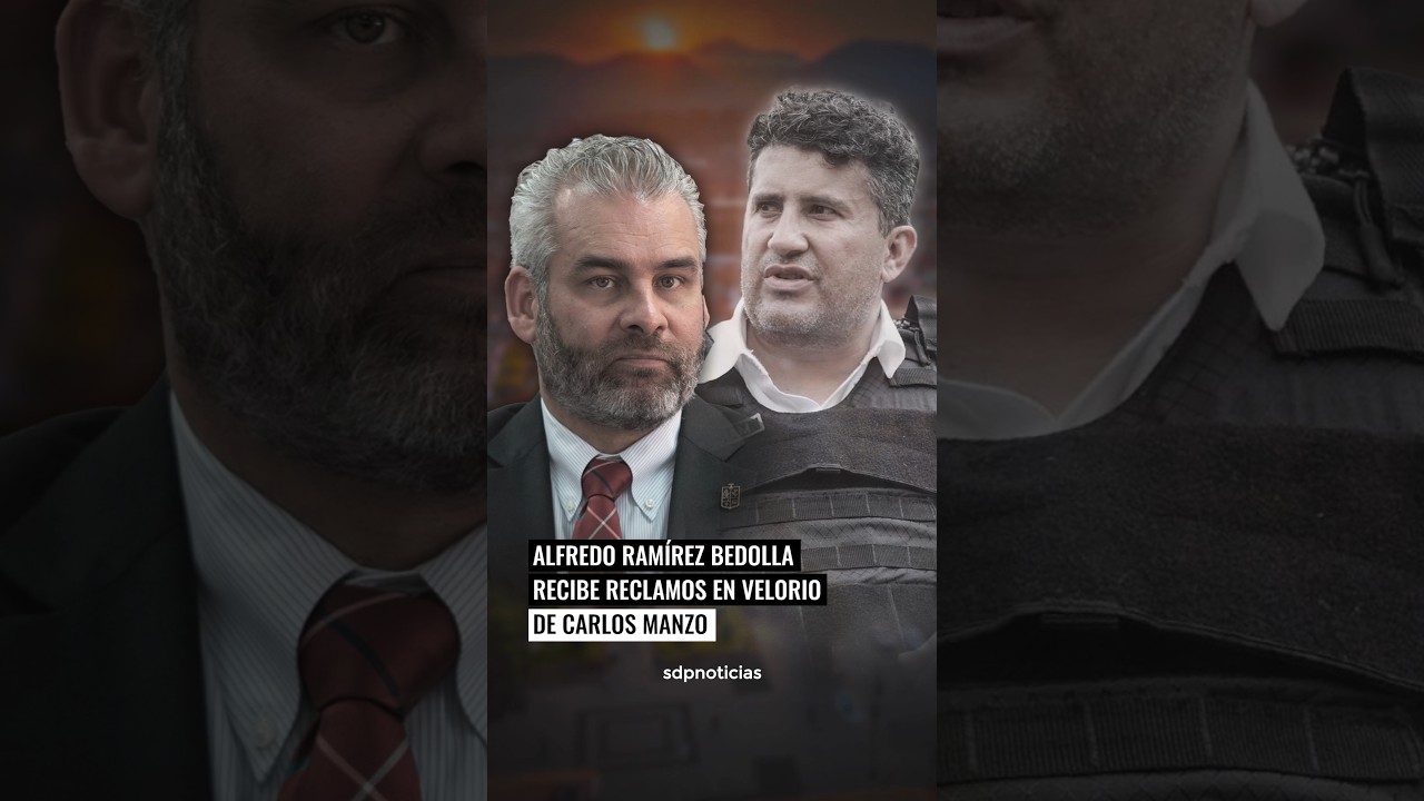 Alfredo Ram&iacute;rez Bedolla recibe reclamos&nbsp; en velorio de Carlos Manzo