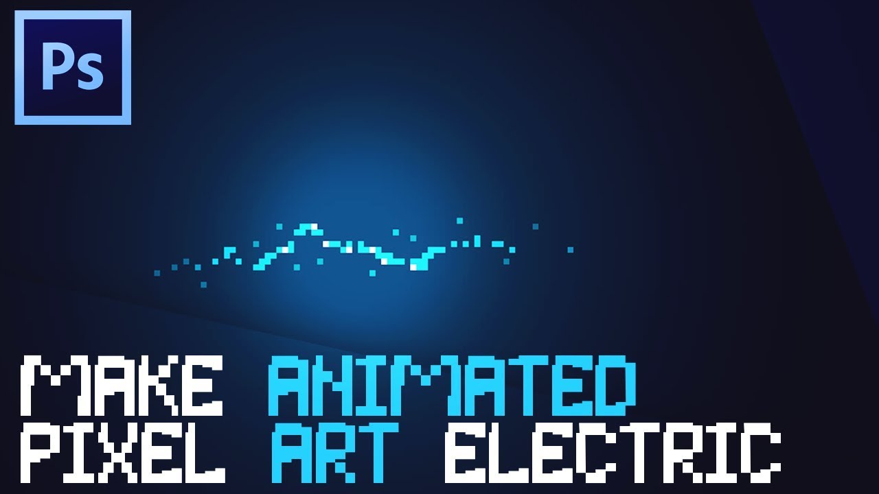 How To Make Animated Pixel Art Electric in Photoshop!