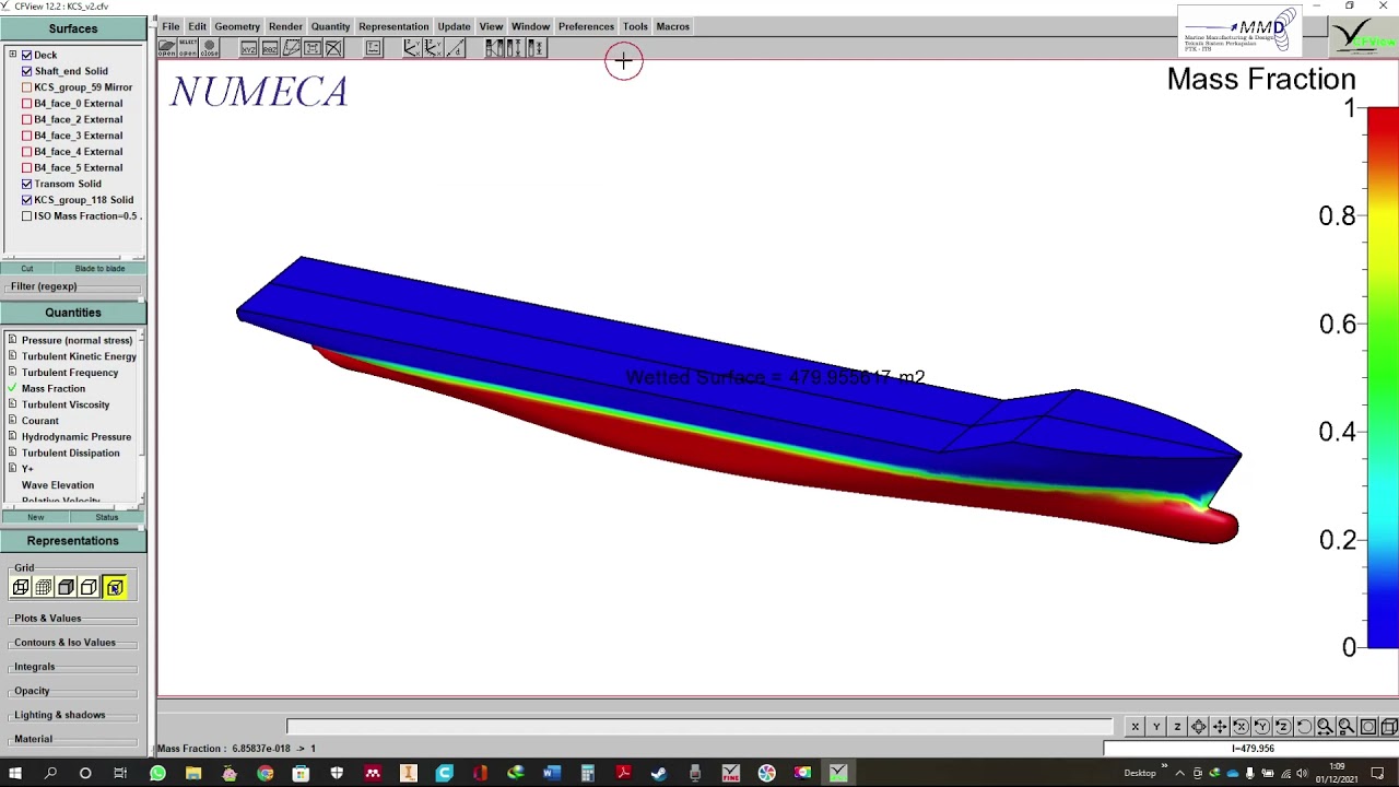 Tutorial 10 CFView Setting Numeca Fine Marine