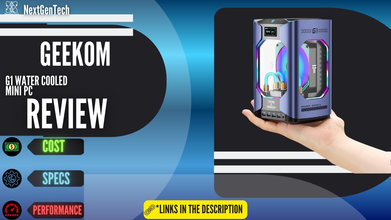 GEEKOM G1 Mini PC Review | RTX 4060 + Core i9 13900HK Water Cooled