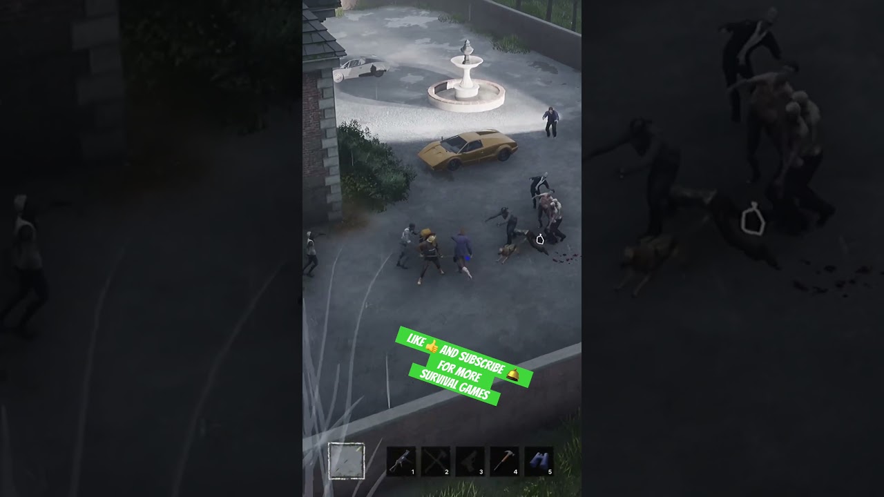 Jeep, Dog, and a Spartan Spear vs. Zombie Horde! ⚔️🚙 | HumanitZ #Shorts&rdquo;