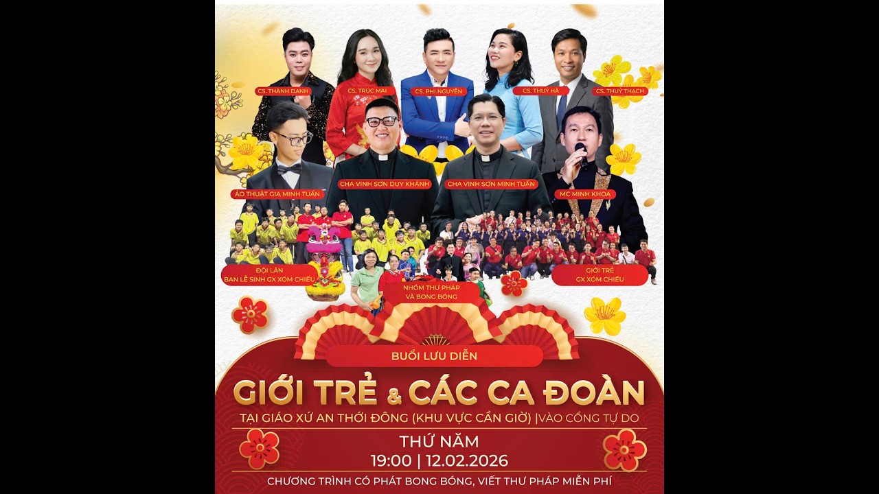CHƯƠNG TRÌNH XUÂN HY VỌNG & YÊU THƯƠNG TẠI GX. AN THỚI ĐÔNG - GIÁO HẠT XÓM CHIẾU #tgpsg  #music