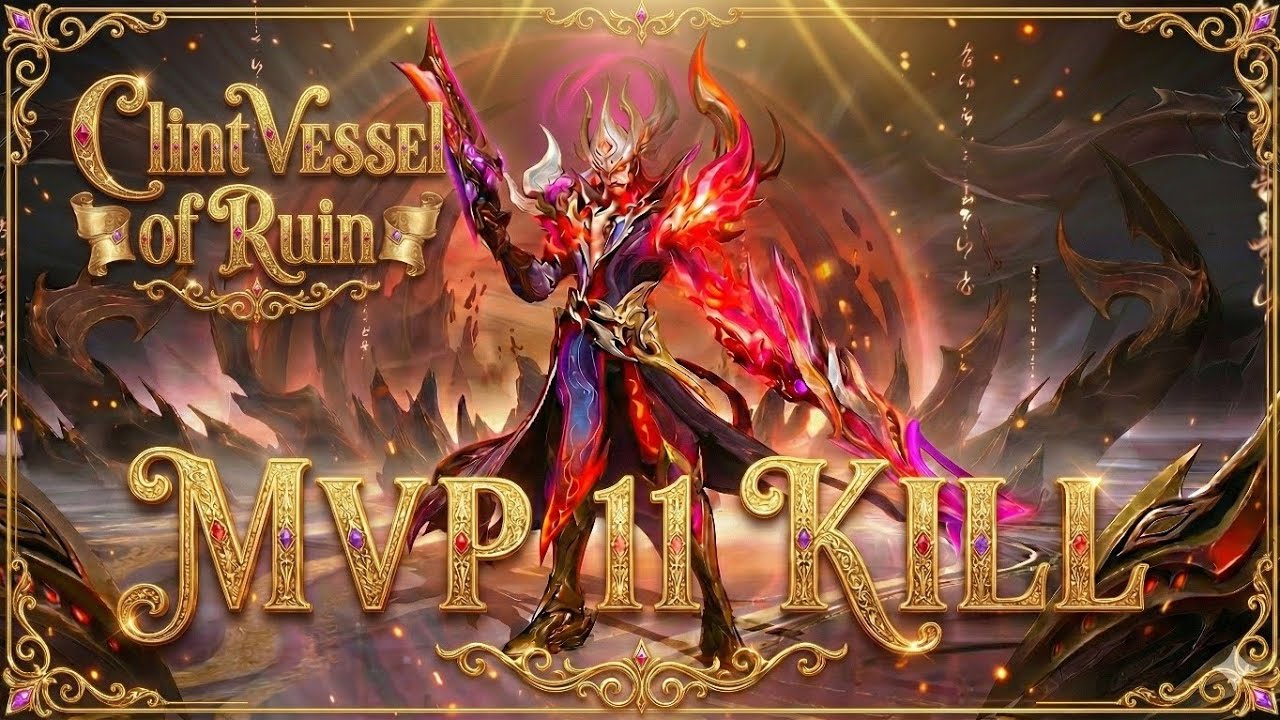 Review Skin Clint Vessel of Ruin!! Gokil banget buset, mewah!!! MVP 11 kill!!!