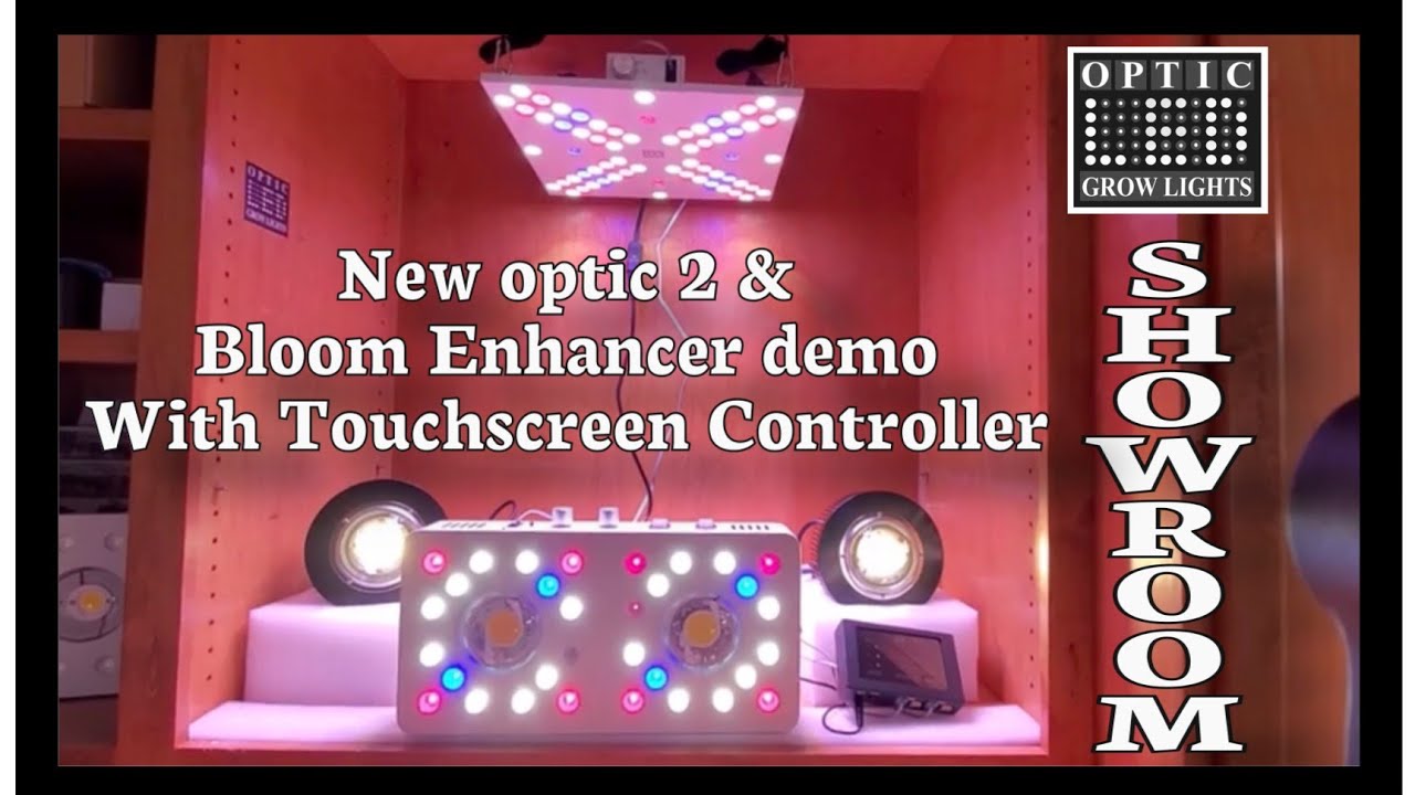 OpticLED Showroom - new Optic 2 & Bloom enhancer demo with Touchscreen controller (4K)