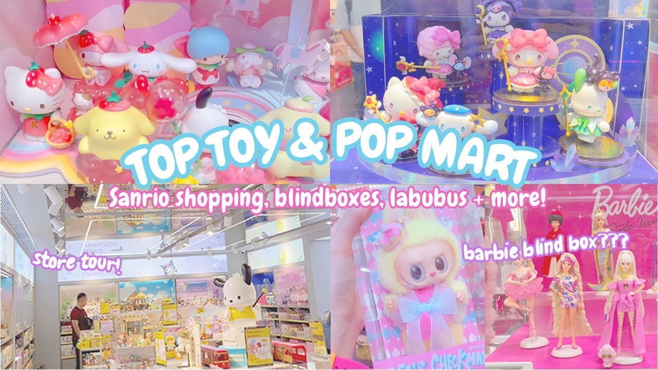 Sanrio Shopping 🛍️ Labubu, Disney, more! TOPTOY & POPMART store tour, aesthetic + cozy shopping vlog