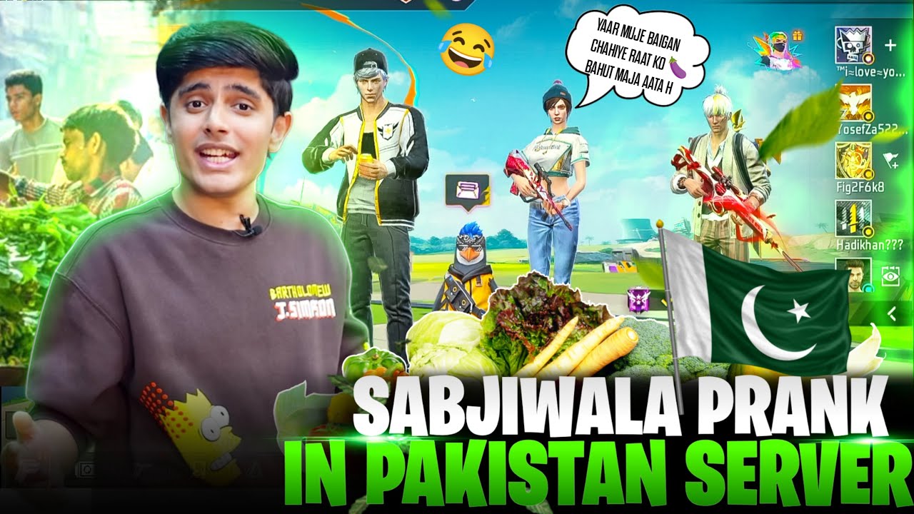 AJJUBHAI PRANK ON PAKISTAN SERVER 😭 #freefire #funny #trending #ajjubhai #viralvideo