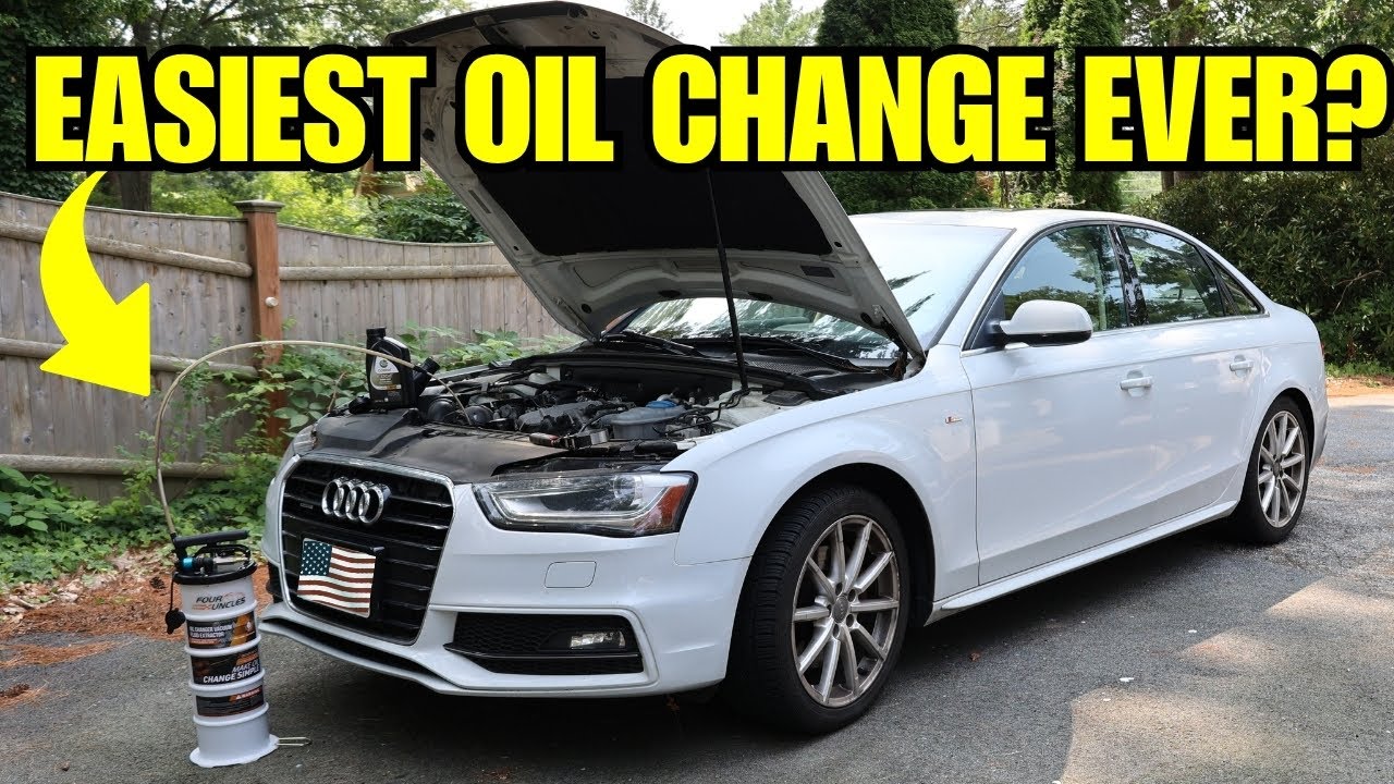 Why I Use an Oil Extractor to Change the Oil on My Audi A4 (and Why You Should Too!)