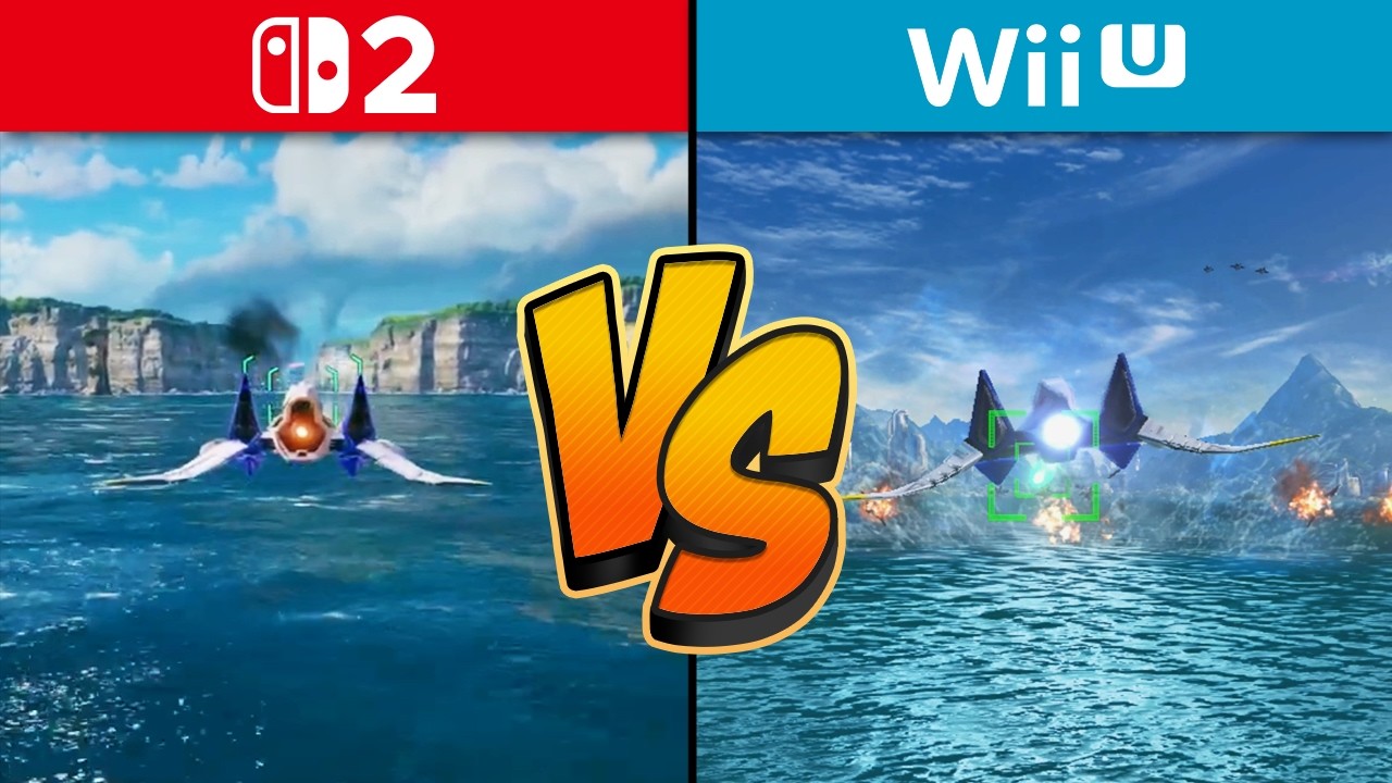 Star Fox Switch 2 vs Wii U | Graphics Comparison