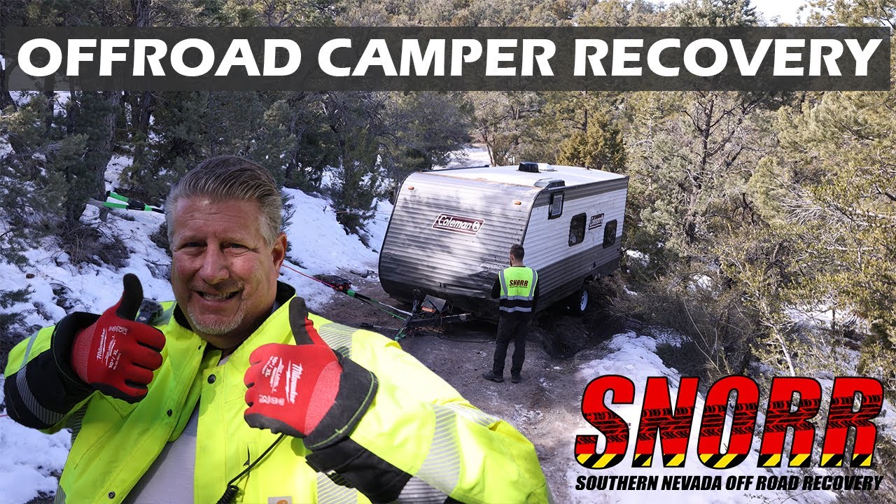 Slow Is Smooth: SNORR Recovers Camper Trailer Off Macks Canyon | Mount Charleston, NV