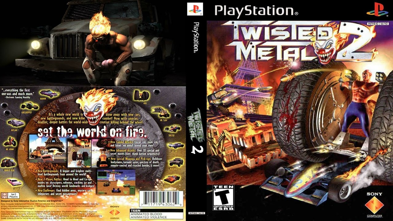 Twisted Metal 2 &laquo;Скрежет металла 2&raquo; - Dark Tooth (Final Boss Battle) (track №10) Sony Playstation