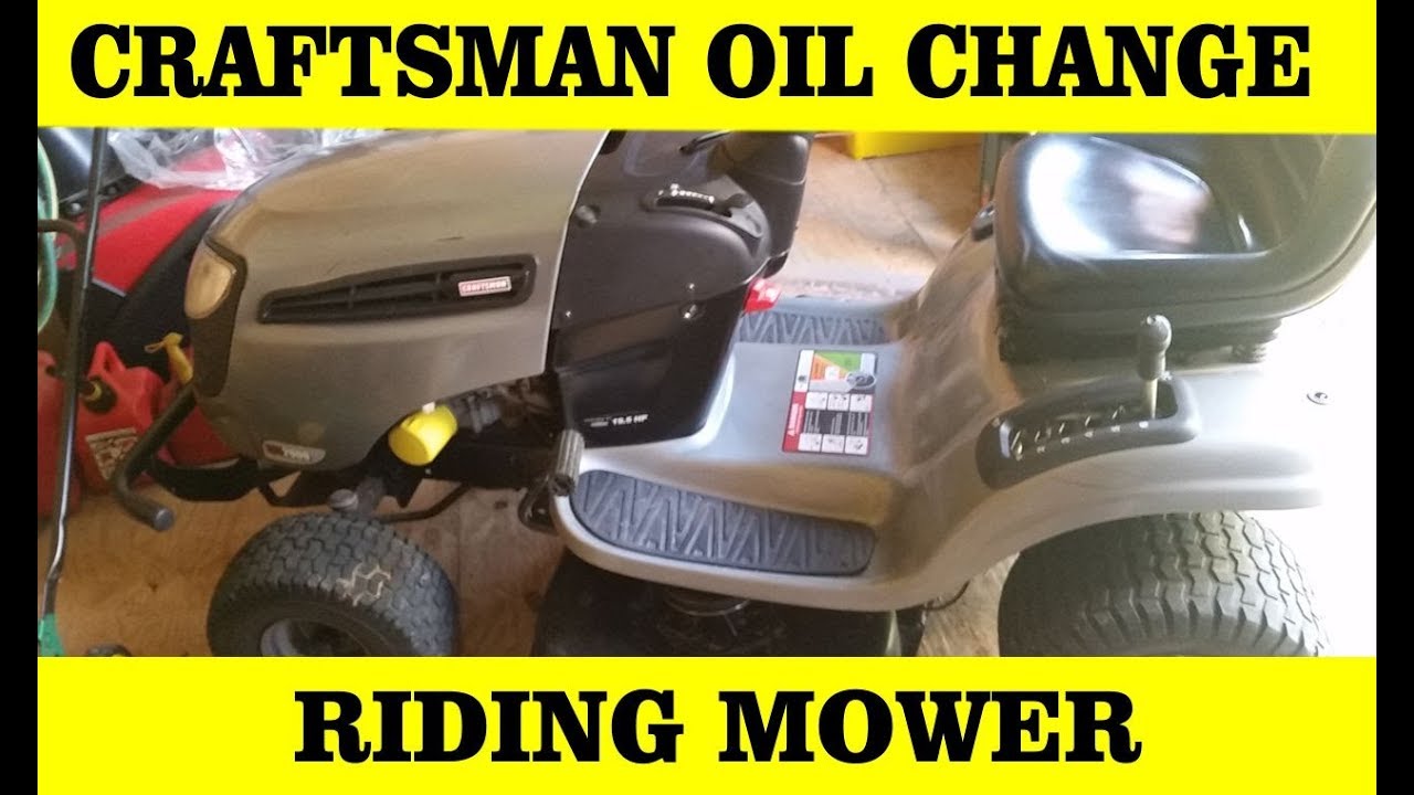 How to Change Craftsman Lawn Mower Oil and Filter | LTS 2000
