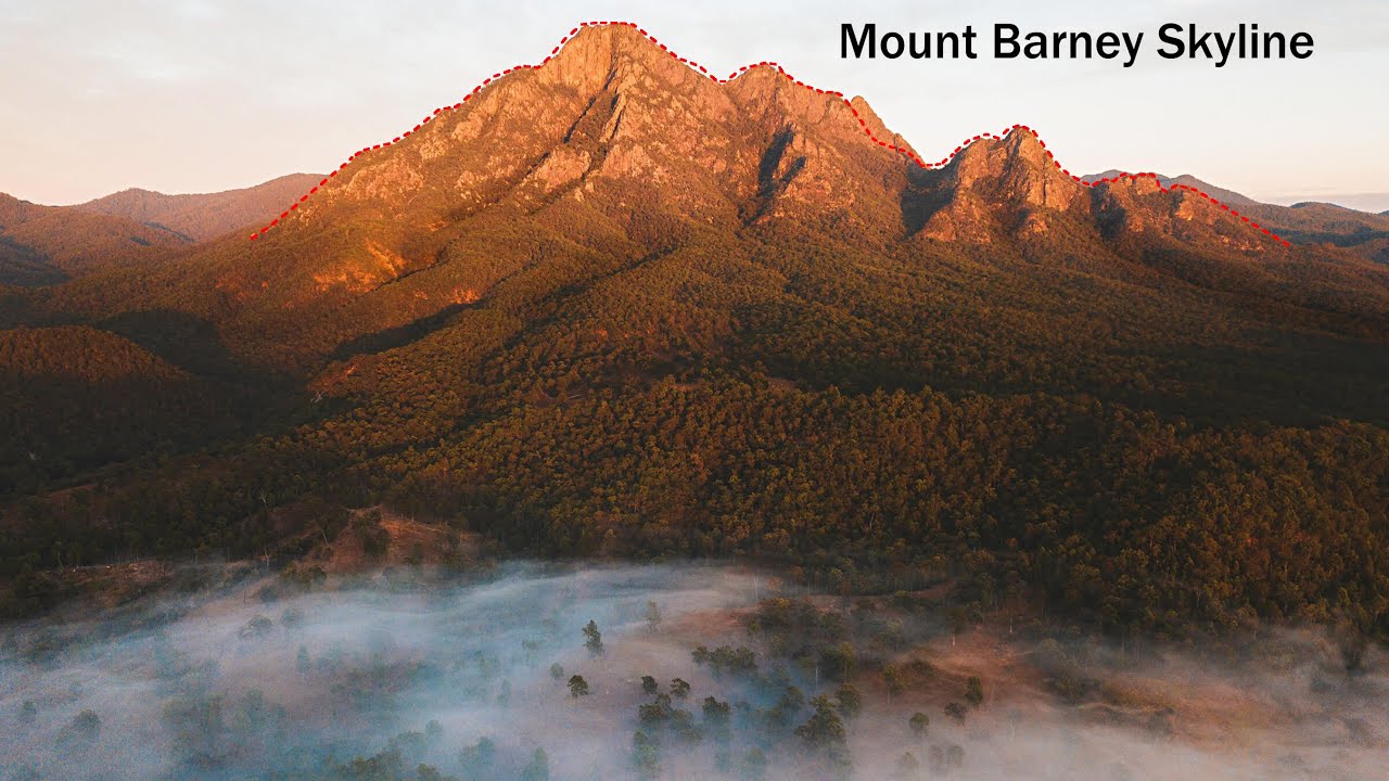 Mount Barney Skyline - direct route up Eagles Ridge