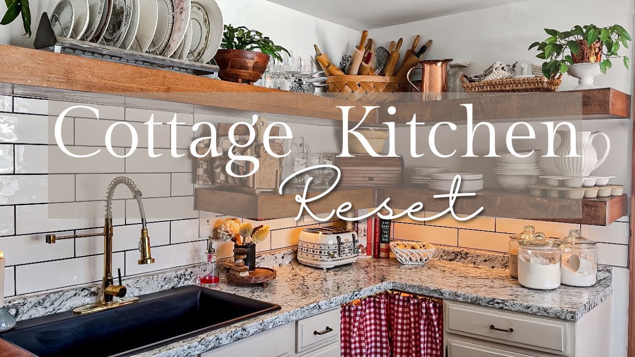 Cottage Kitchen Reset & Cleaning Hacks | 🌹Handmade Gift Ideas-Sugar Scrub + Cookies | Simmer Pot 