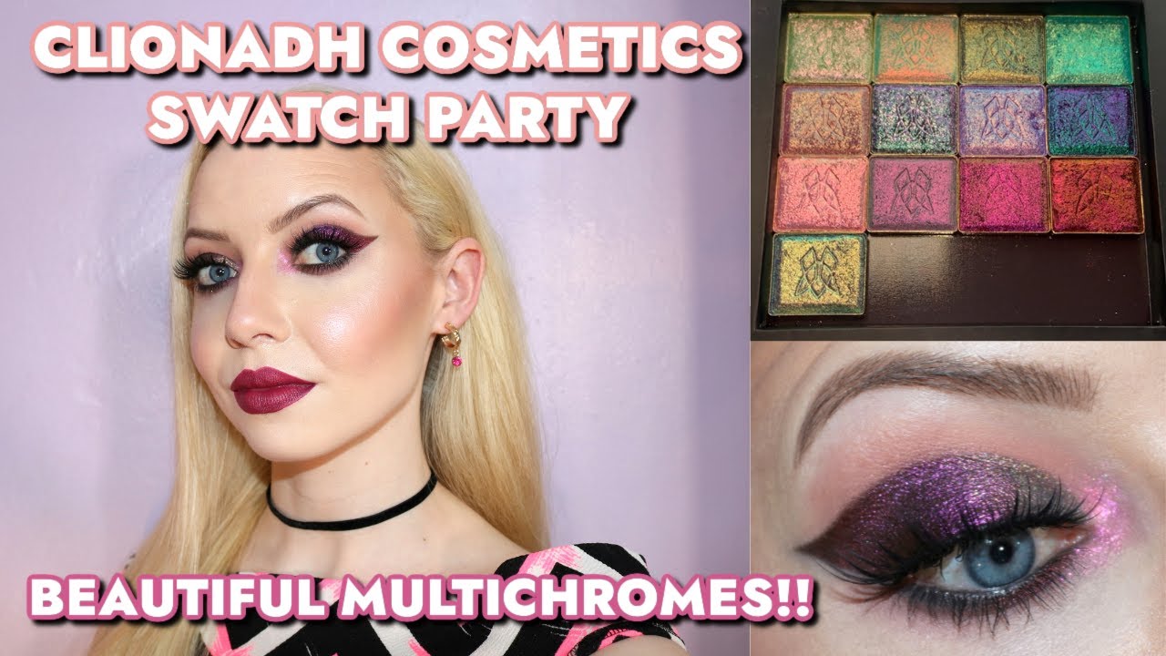 CLIONADH COSMETICS SWATCH PARTY | THESE MULTICHROMES ARE STUNNING!!!!