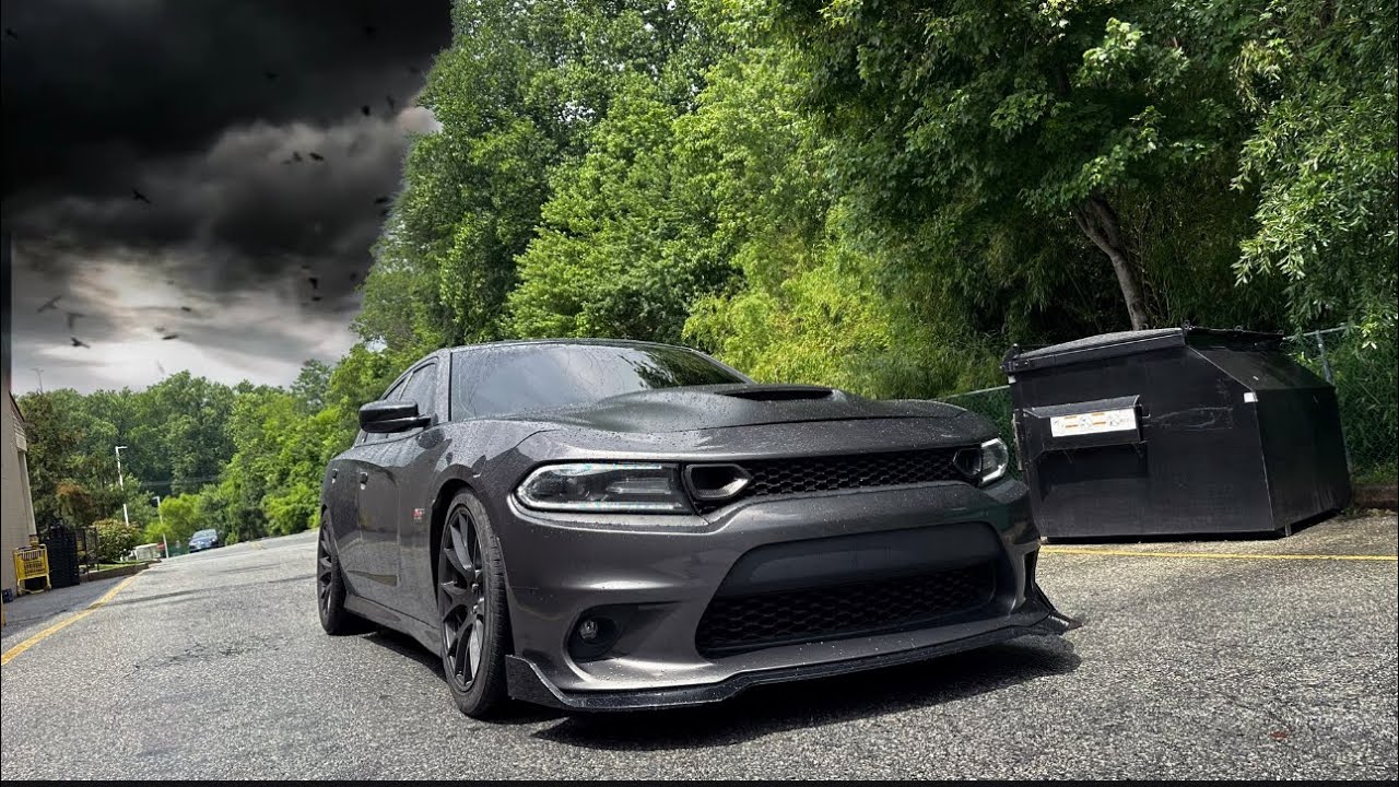 Я проехал на своем Dodge Charger RT сквозь ливень⛈️ (видео от первого лица..АСМР💫)
